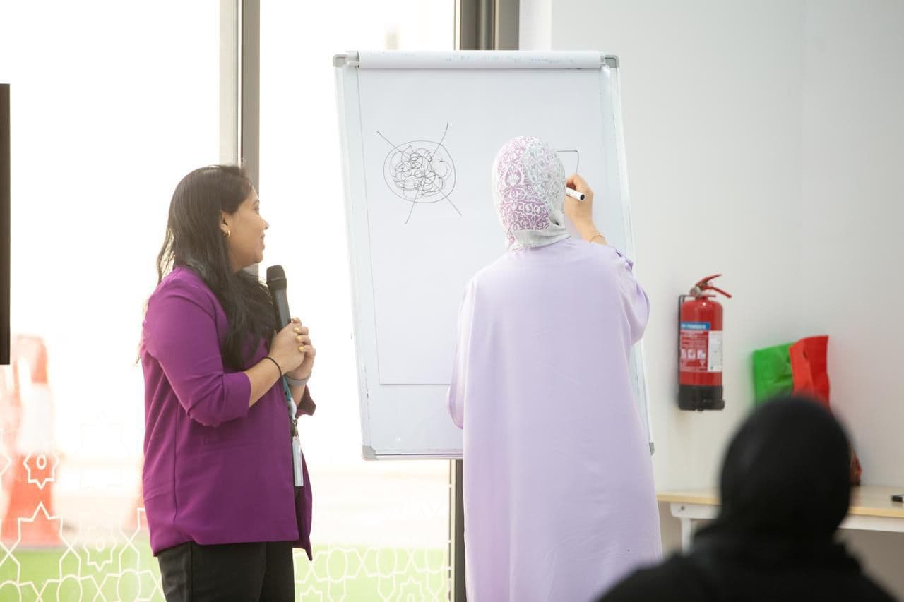 Professional training session in progress